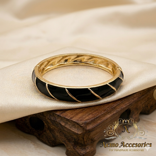 Gold - plated bangel bracelet