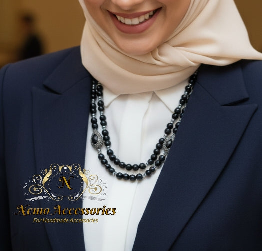 كوليه هاندميد من احجار العقيق