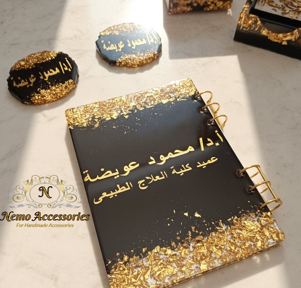 resin note book A5