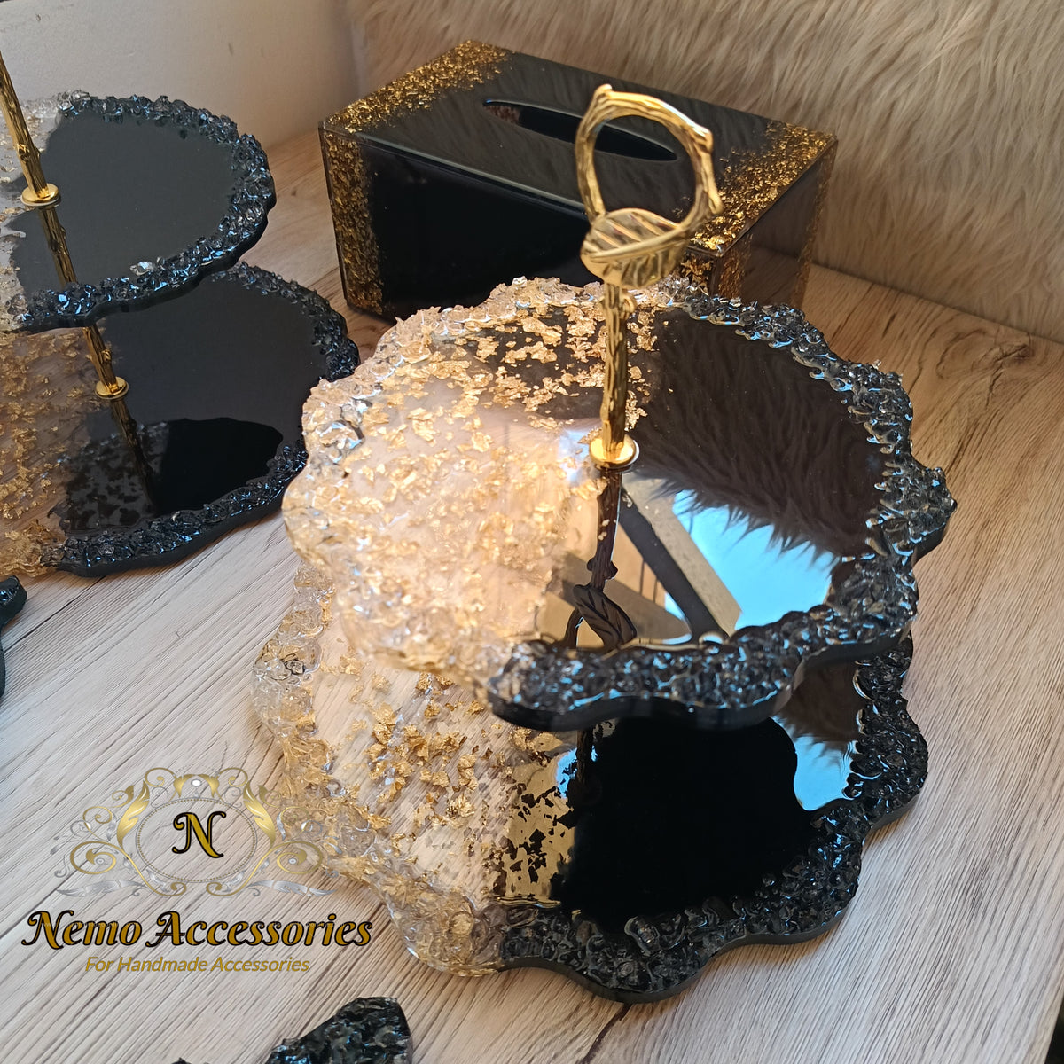 resin biscuits holder set