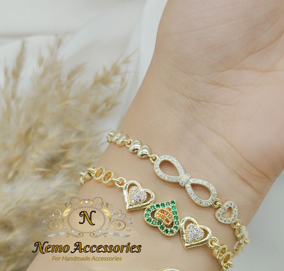 gold - plated chain bracelet