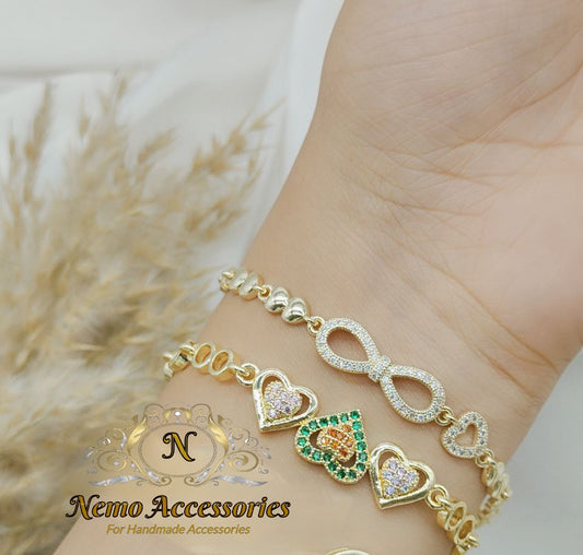 gold - plated chain bracelet