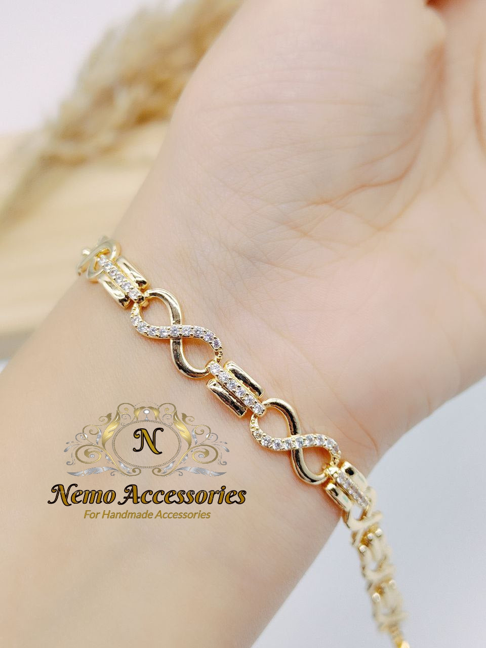gold - plated chain bracelet