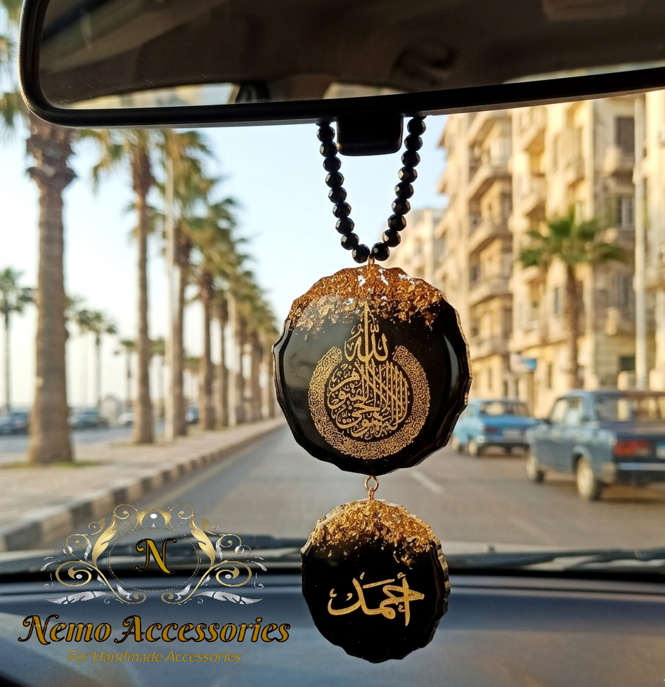 resin car hanging ornament
