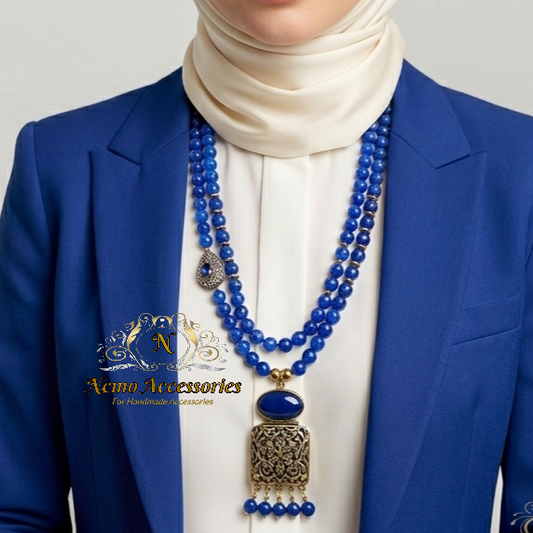 كوليه هاندميد من احجار العقيق