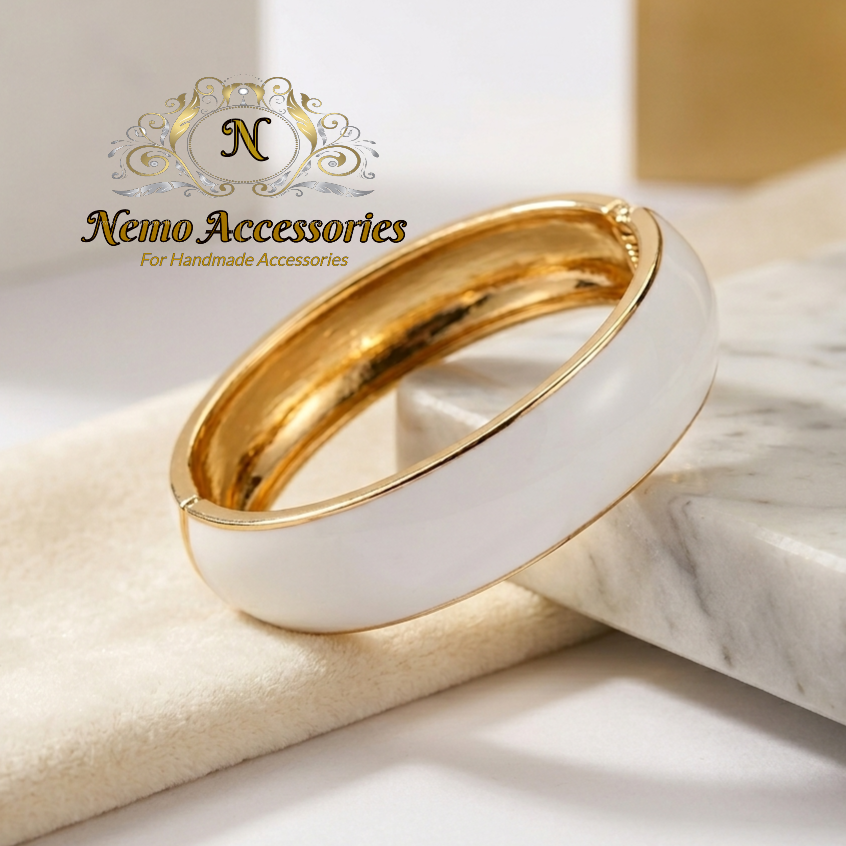 Gold - plated bangel bracelet