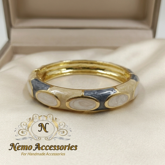 Gold - plated bangel bracelet