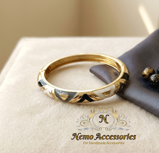 Gold - plated bangel bracelet
