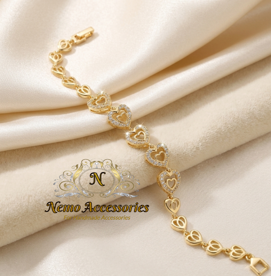 gold - plated chain bracelet