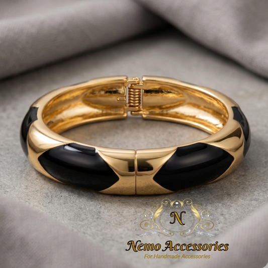 Gold - plated bangel bracelet