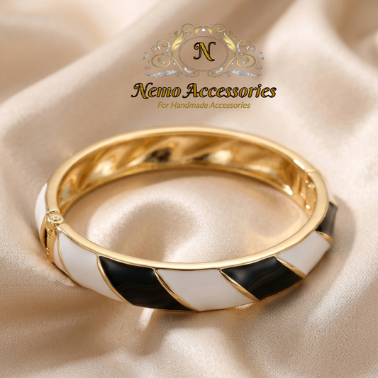 Gold - plated bangel bracelet