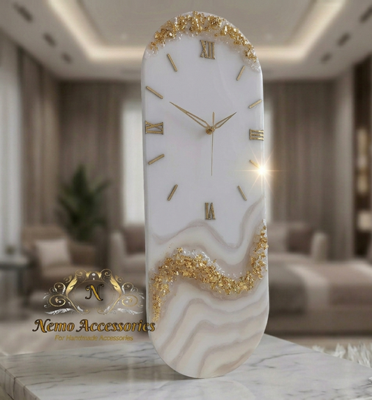 ساعة حائط مميزة من الريزن و الاحجار