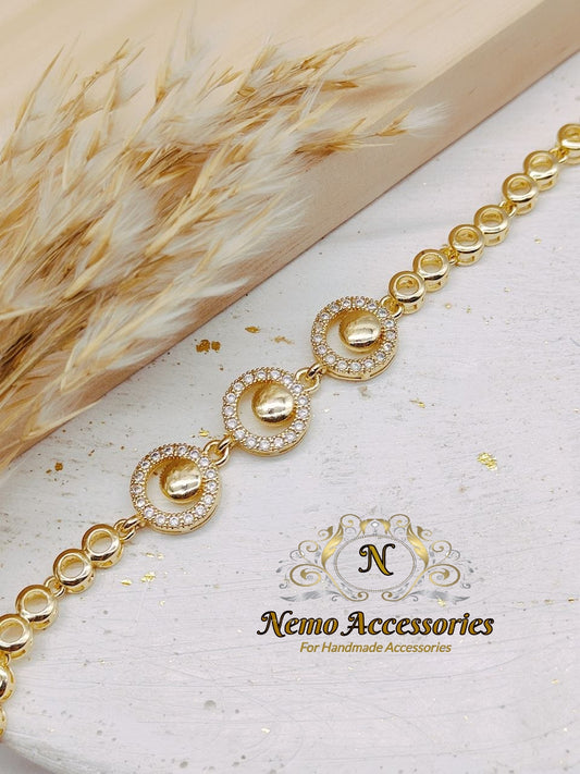 gold - plated chain bracelet