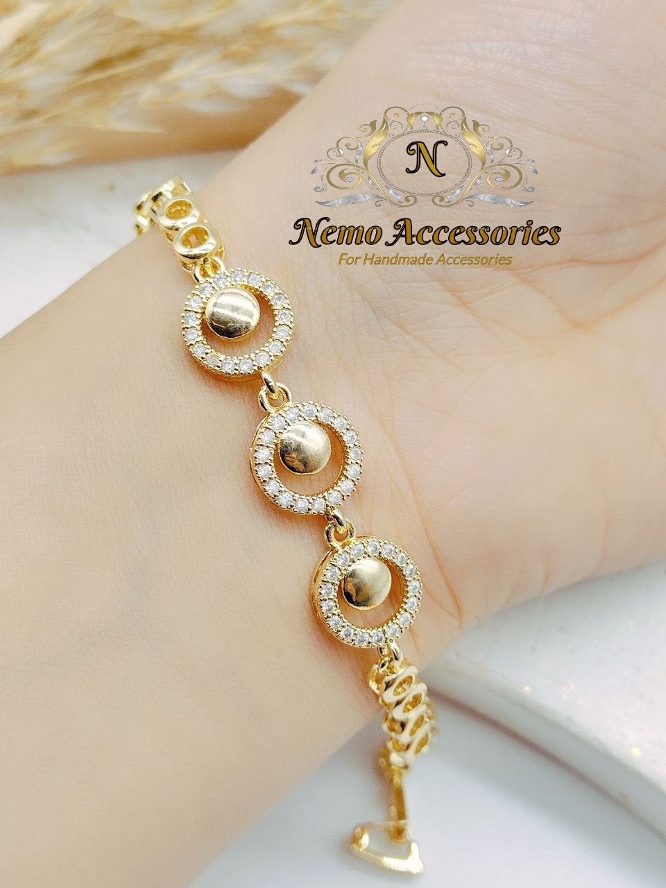 gold - plated chain bracelet