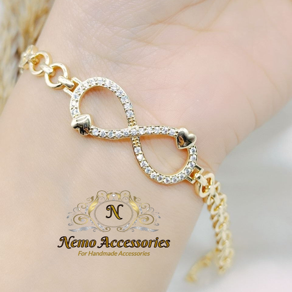 gold - plated chain bracelet