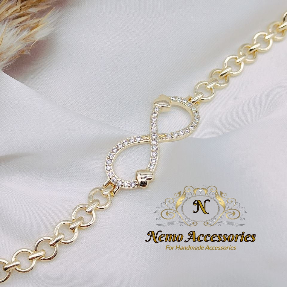 gold - plated chain bracelet