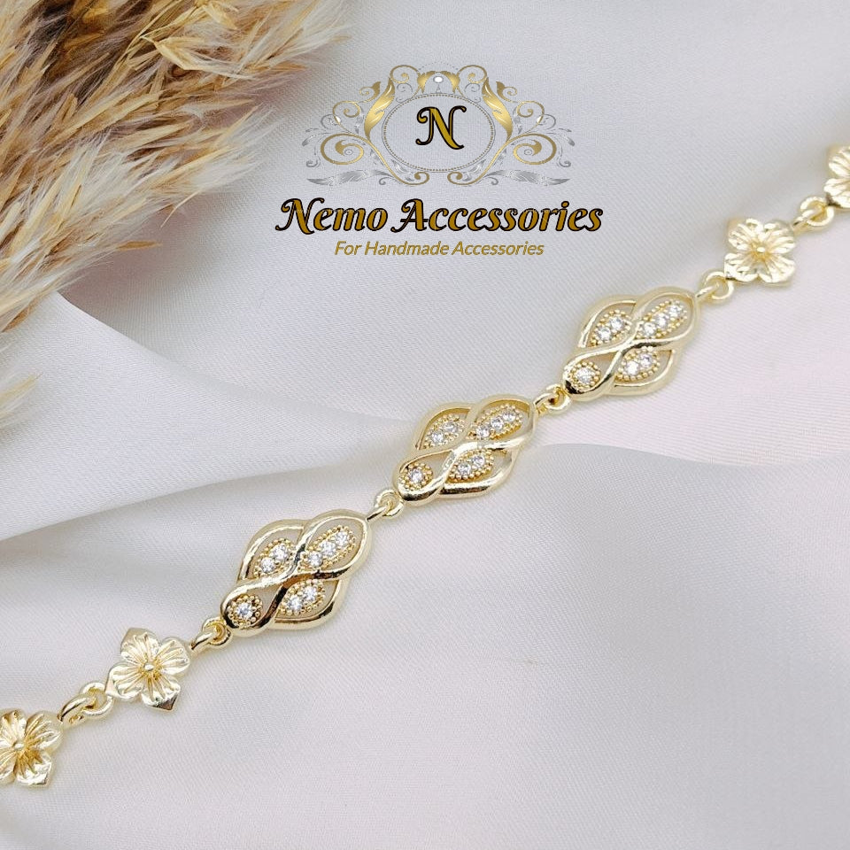 gold - plated chain bracelet