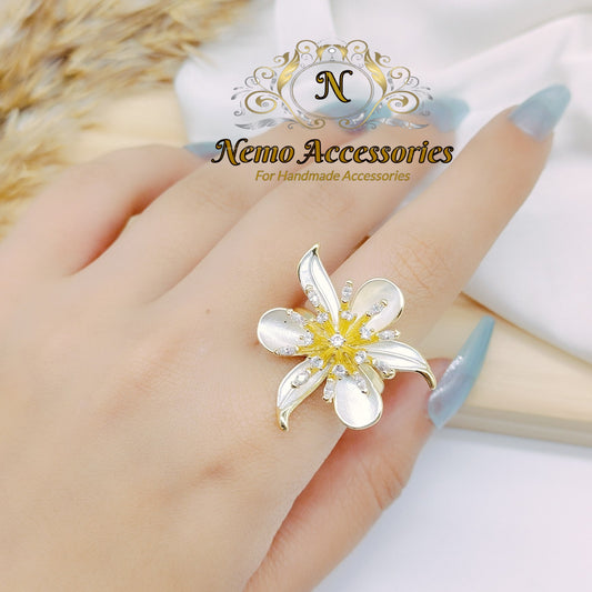 gold - plated free size ring
