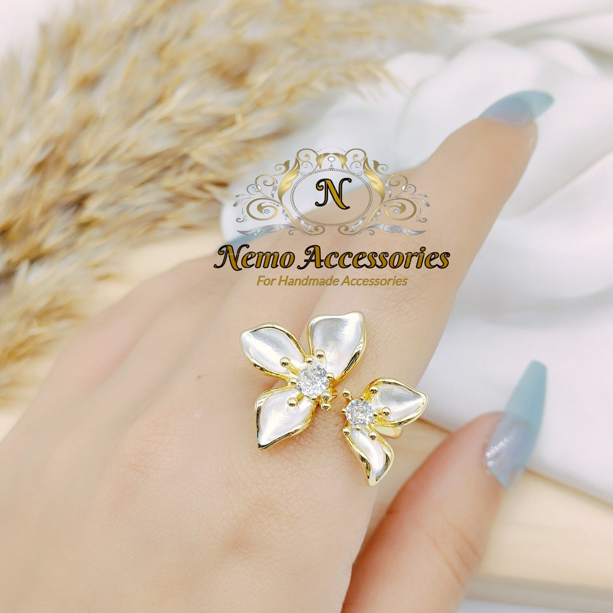 gold - plated free size ring