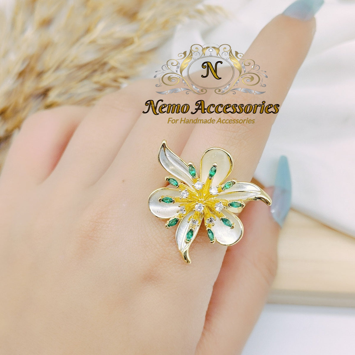 gold - plated free size ring