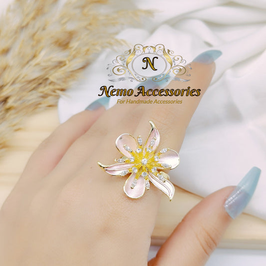 gold - plated free size ring