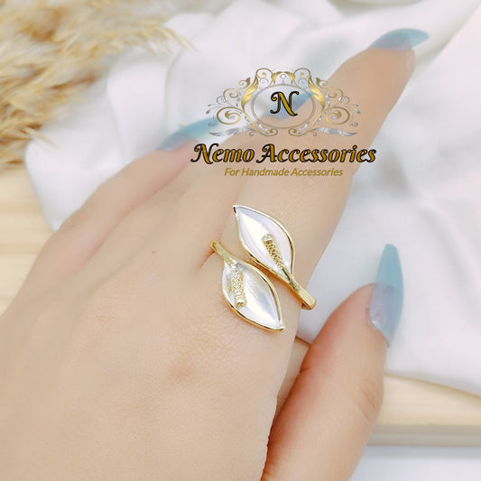 gold - plated free size ring