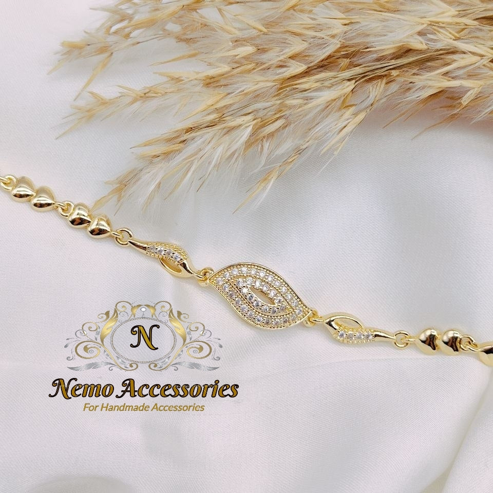 gold - plated chain bracelet