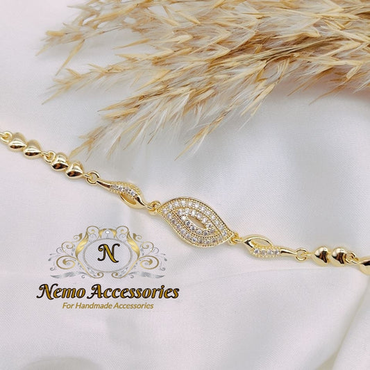 gold - plated chain bracelet