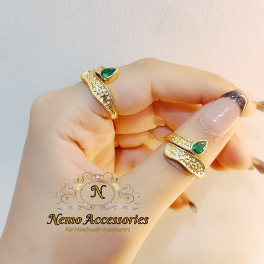 gold - plated free size ring