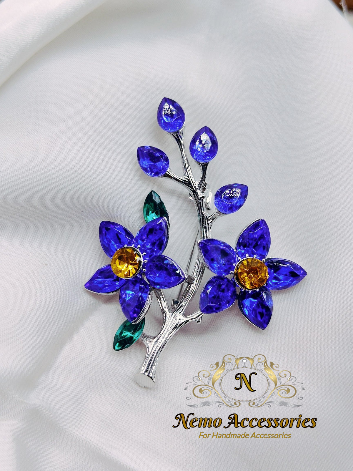 stainless-steel brooch