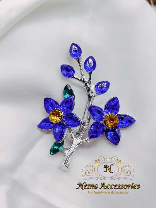 stainless-steel brooch