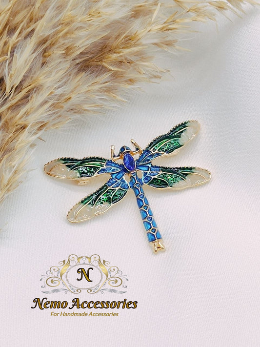 stainless-steel brooch
