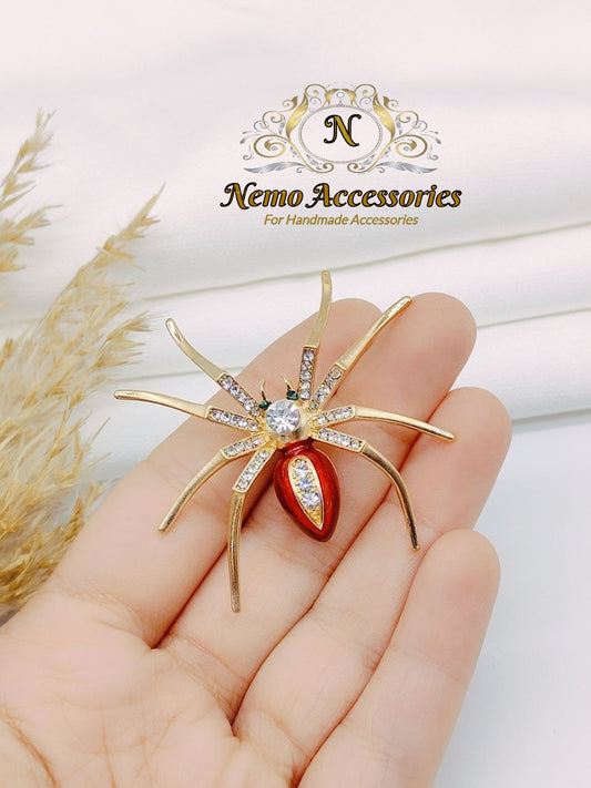 stainless-steel brooch